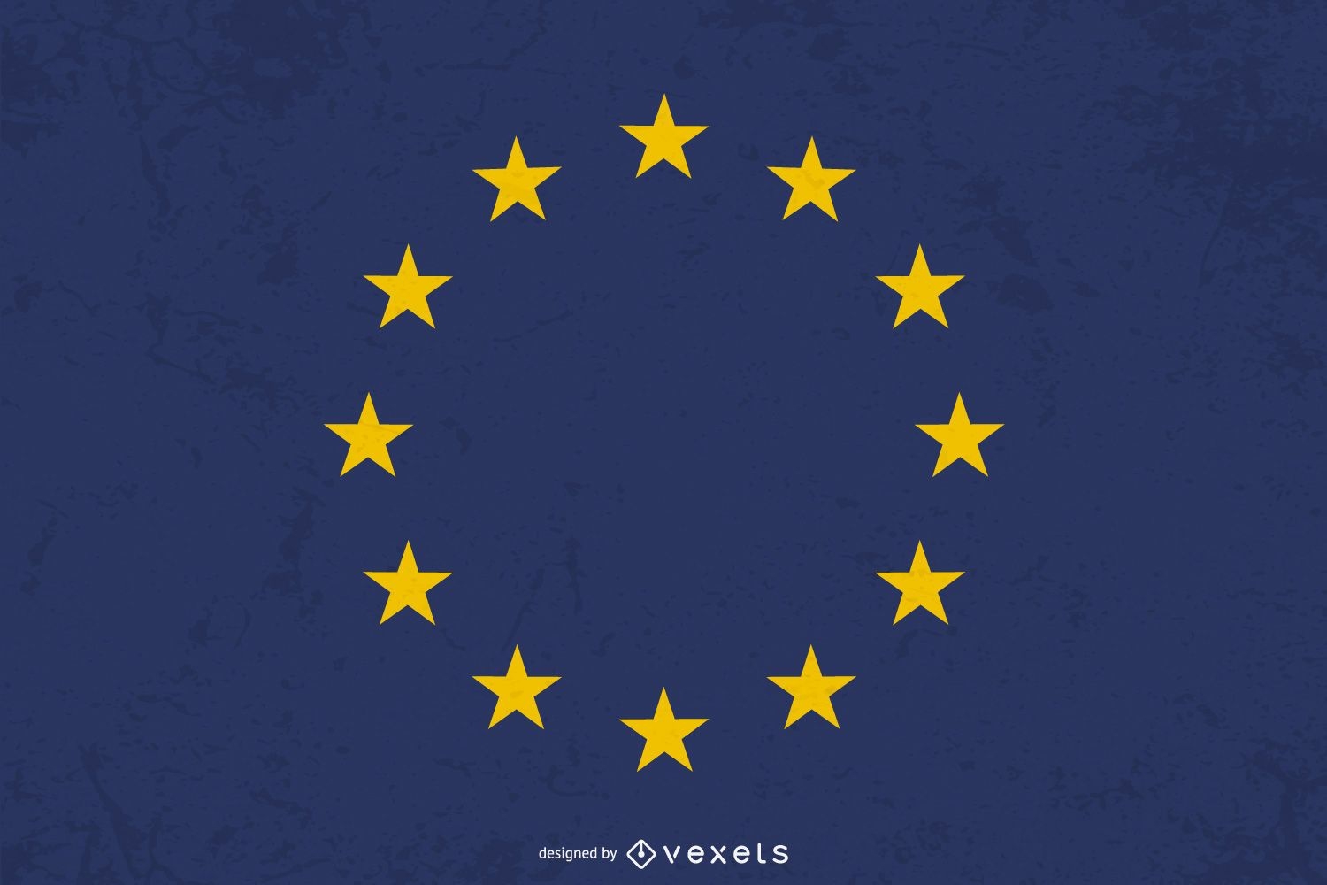 Bandera de Europa Diseño Gráfico