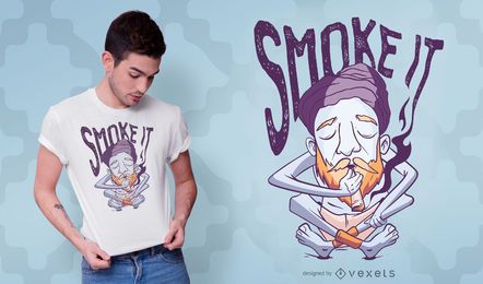 Diseño de camiseta de hombre yogui