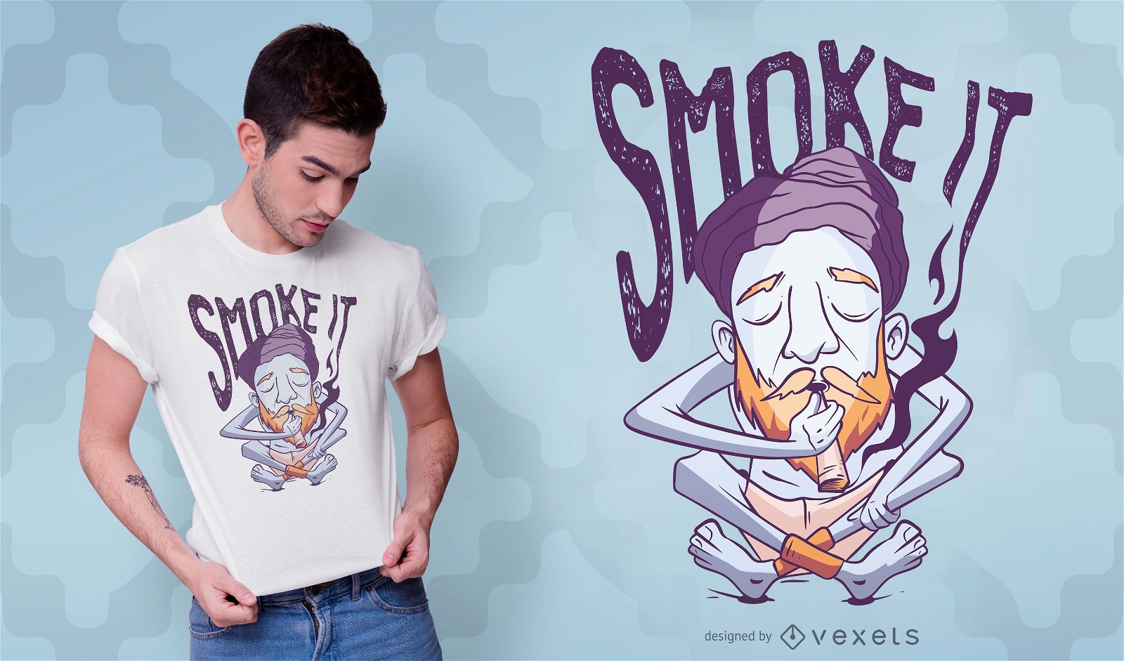 Design de camiseta para homem Yogi