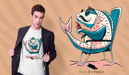 Carp fish beer t-shirt design Carp fish beer t-shirt design