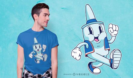 Design de camiseta spray nasal