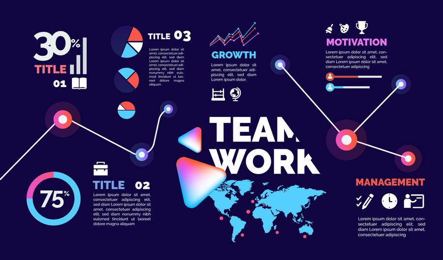 Abstract Business Infographic Design Abstract Business Infographic Design