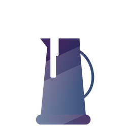 Bier flacher Topf PNG-Design