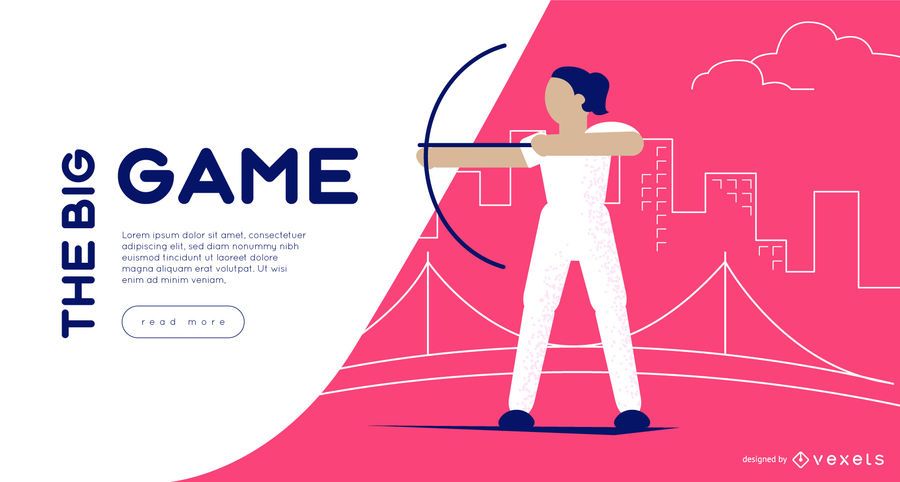 Olympic Games Archery Web Slider Template Olympic Games Archery Web Slider Template
