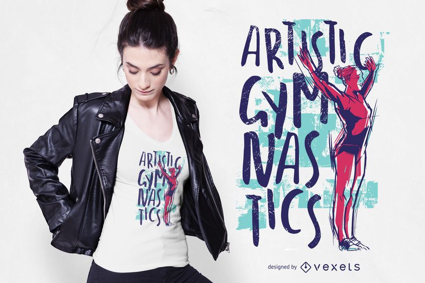 Artistic Gymnast T-shirt Design Artistic Gymnast T-shirt Design