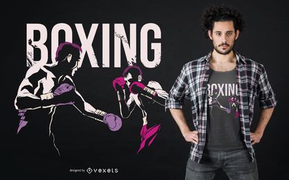 Boxing Grunge Fighters T-shirt Design Boxing Grunge Fighters T-shirt Design