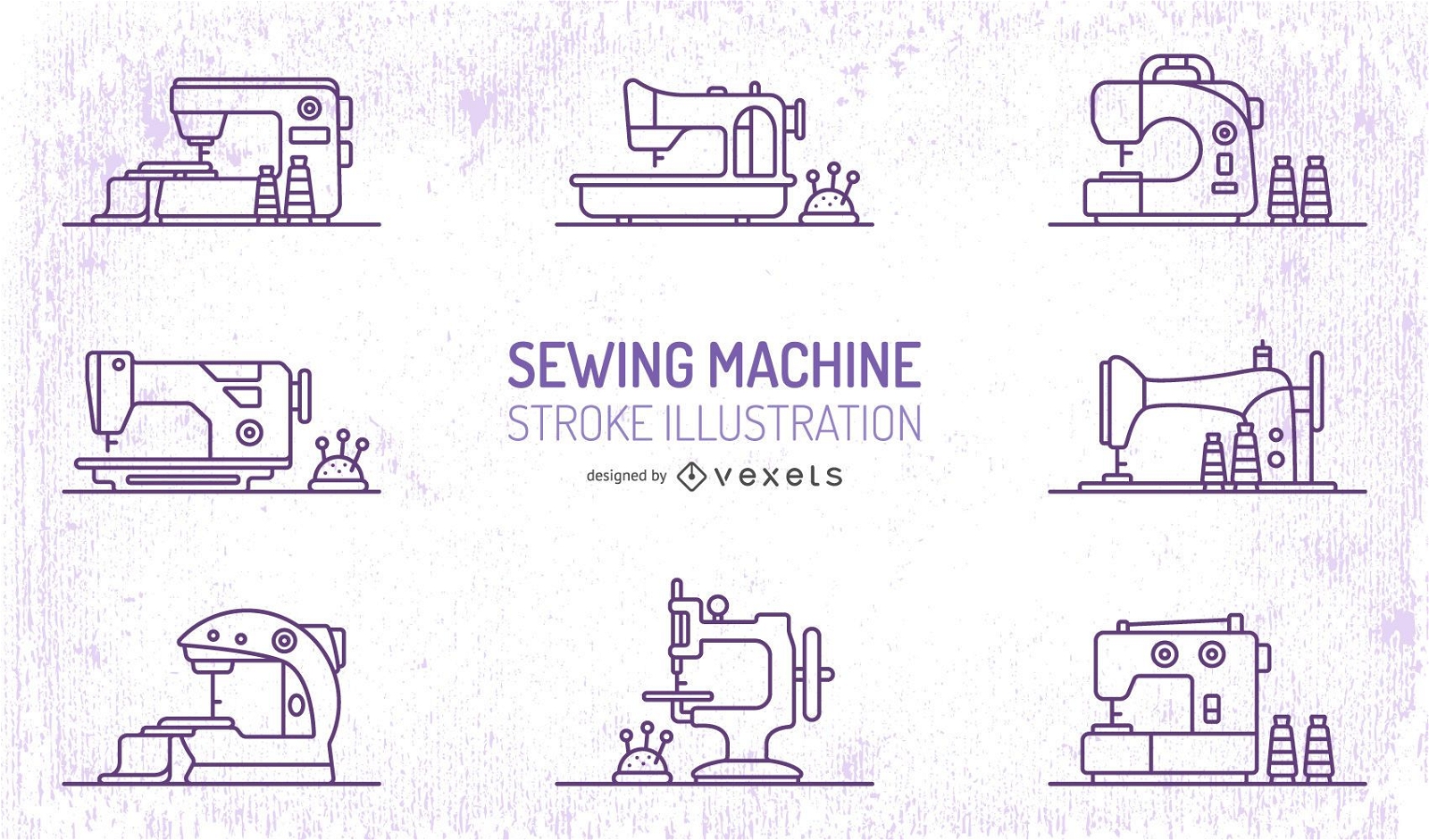 Sewing machines stroke set