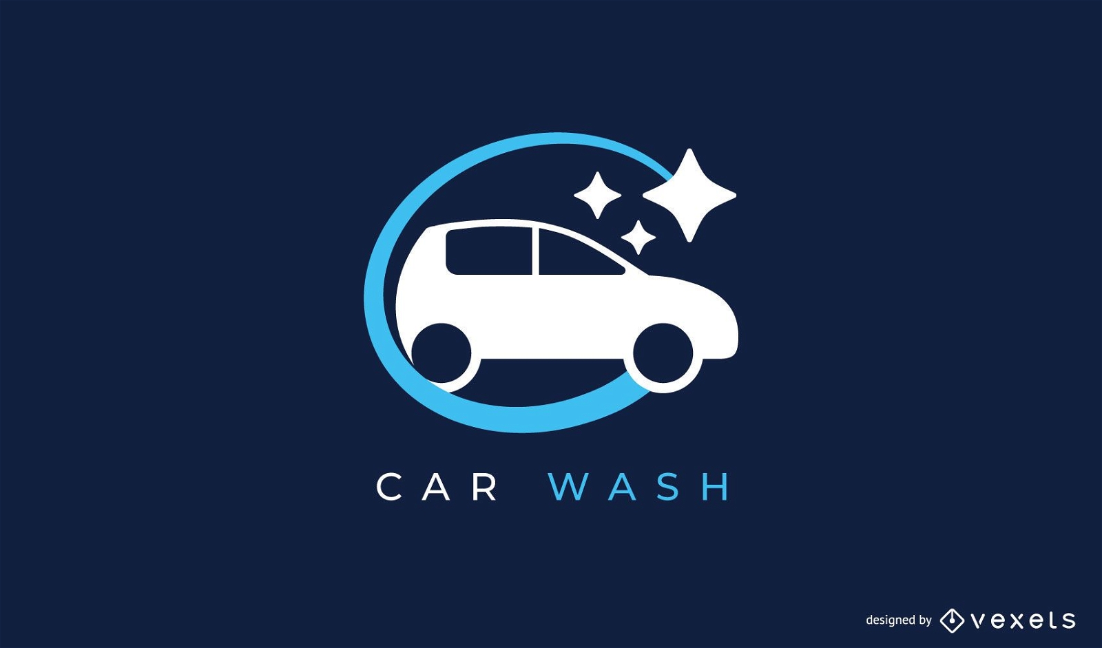 Autowasch-Logo-Design-Vorlage