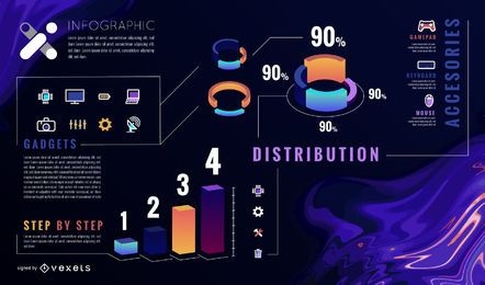 Infographic abstract template
