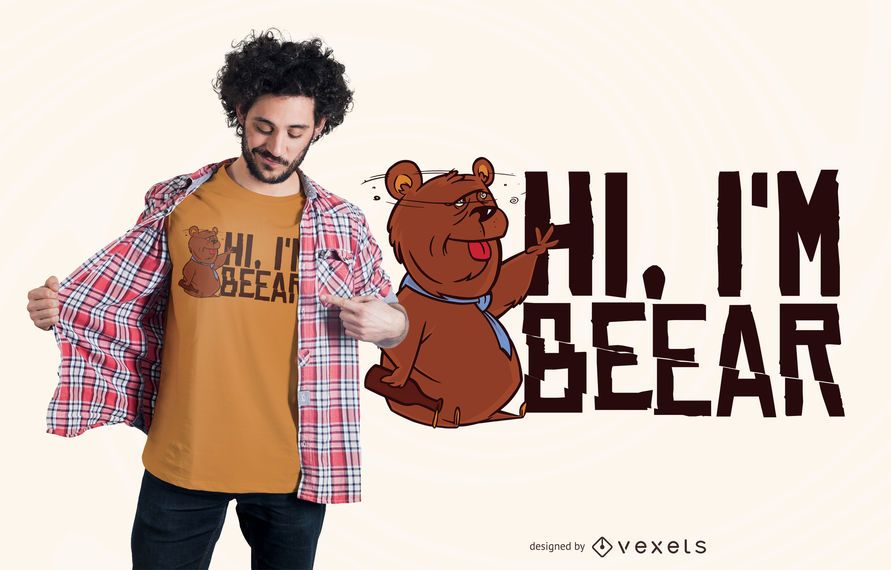 Beear t-shirt design Beear t-shirt design