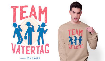 Diseño de camiseta de equipo vatertag Diseño de camiseta de equipo vatertag