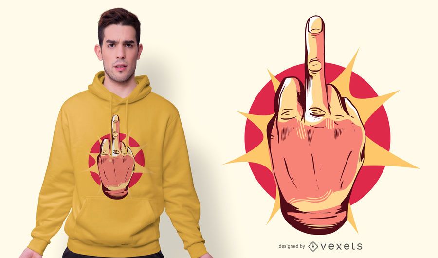 Diseño de camiseta de mano Diseño de camiseta de mano
