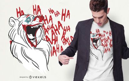 Joker Bear T-shirt Design Joker Bear T-shirt Design