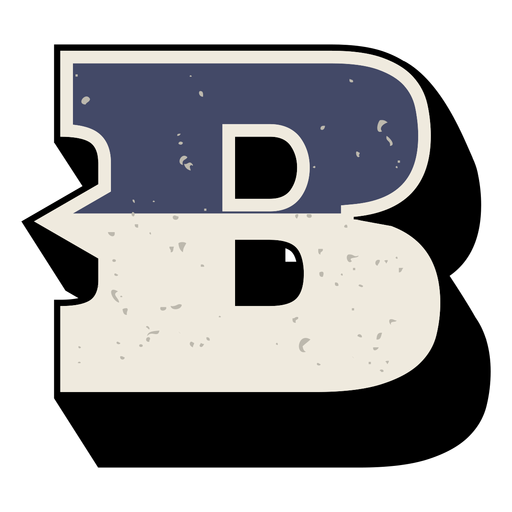 Western capital letter shaded b
