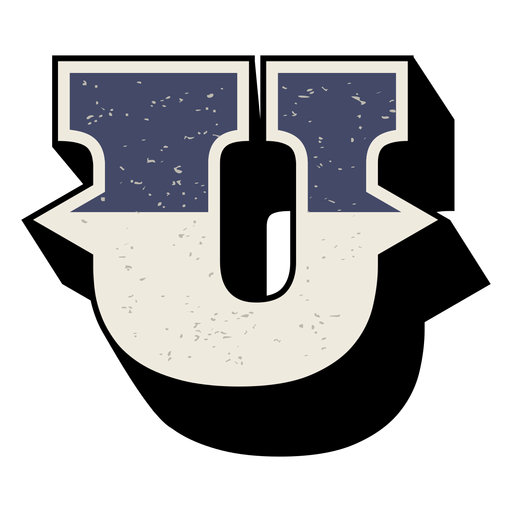 Download Western capital letter u shaded - Transparent PNG & SVG ...