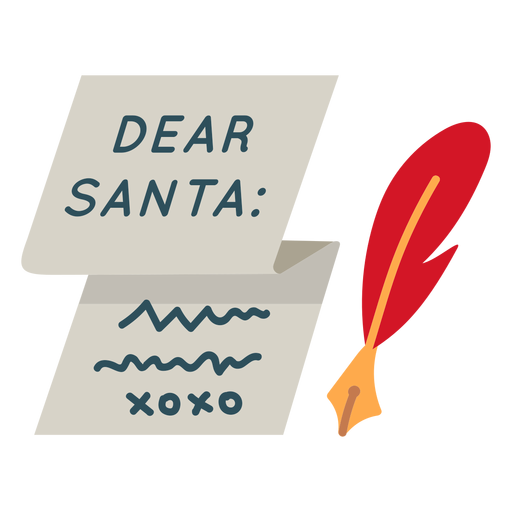 Download Christmas Dear Santa Letter Icon Transparent Png Svg Vector File PSD Mockup Templates