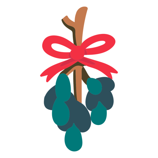 Download Christmas Mistletoe Flat Icon Transparent Png Svg Vector File
