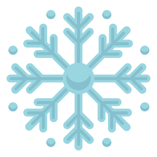 Icono de copo de nieve de Navidad