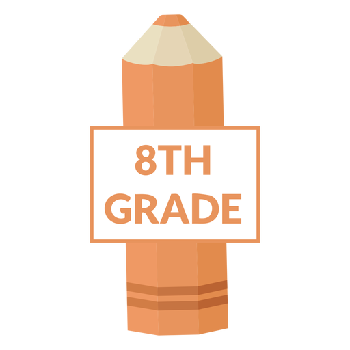 Color pencil school 8th grade icon - Transparent PNG & SVG vector file