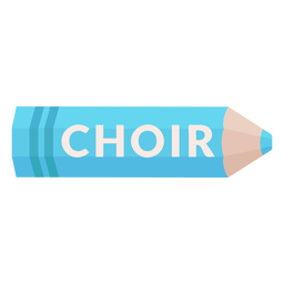 Color pencil school subject choir icon Transparent PNG