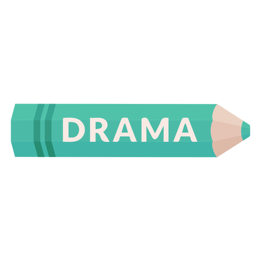 Color pencil school subject drama icon
