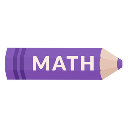 Ícone de matemática do lápis de cor