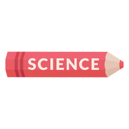 Color pencil school subject science icon