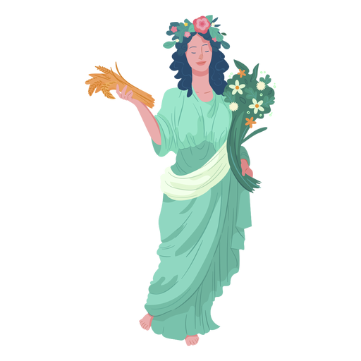 Demeter greek god - Transparent PNG & SVG vector file