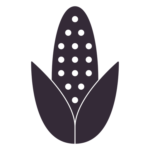 Estêncil de símbolo de milho liso Desenho PNG