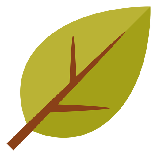 Flat leaf symbol