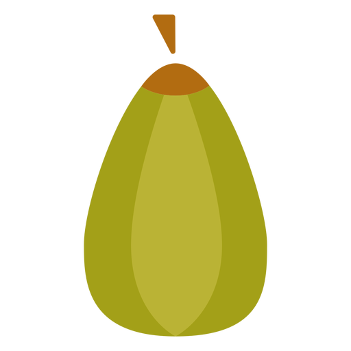 Flat pear symbol PNG Design