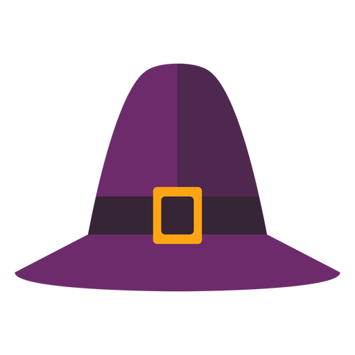Flat thanksgiving pilgrim hat symbol PNG Design