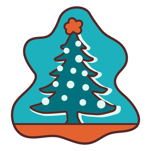 Mele Kalikimaka Weihnachtsbaum PNG-Design
