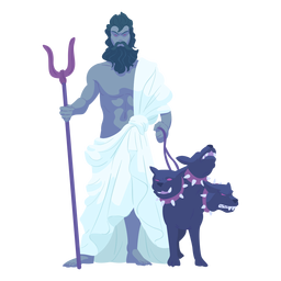 Deus grego Plutão Desenho PNG