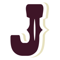 Letra j maiúscula ocidental Desenho PNG
