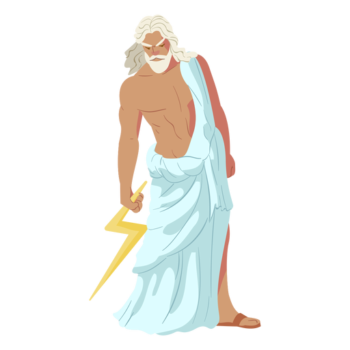 Deus grego de Zeus Desenho PNG