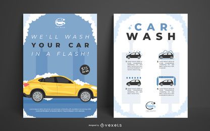 Download Car Wash Vector Graphics To Download PSD Mockup Templates