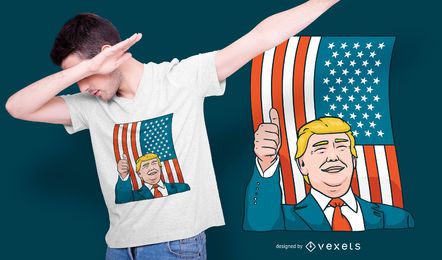 Diseño de camiseta de Donald Trump Diseño de camiseta de Donald Trump