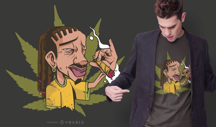 Diseño de camiseta Rastafari Smoking Diseño de camiseta Rastafari Smoking