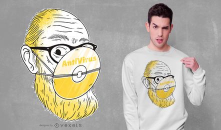 Antivirus t-shirt design Antivirus t-shirt design