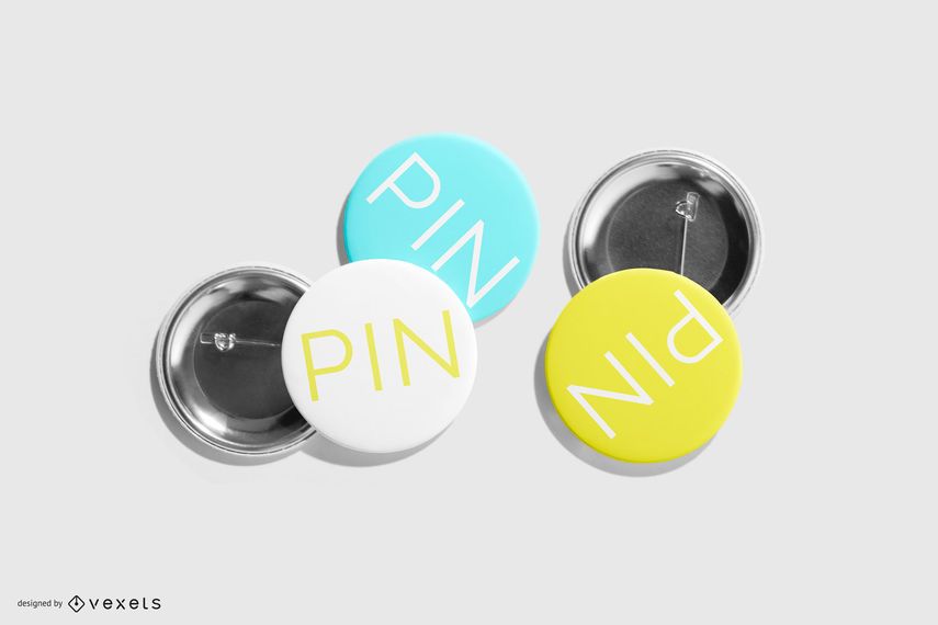 Metall Round Pin Pack Modell Metall Round Pin Pack Modell