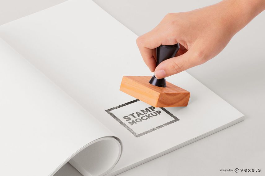Handstempelpapiermodell Handstempelpapiermodell