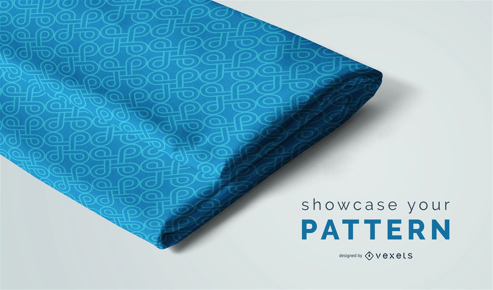 Folded fabric mockup patterns