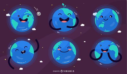 Conjunto de caracteres do planeta Terra