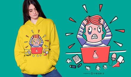 Stressed Designer T-shirt Design Stressed Designer T-shirt Design