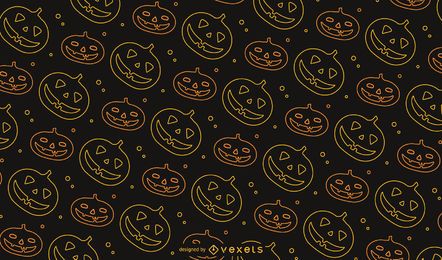 Jack o &#39;Lantern Halloween Pattern Design