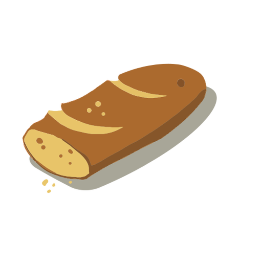 baguette bread isometric transparent png svg vector file baguette bread isometric transparent