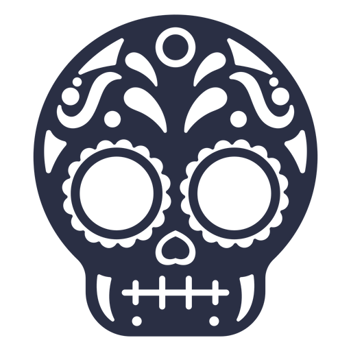 Calavera skull decorated - Transparent PNG & SVG vector file