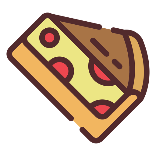 Cherry pie icon stroke PNG Design