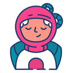 Curso de cosmonauta colorido Desenho PNG